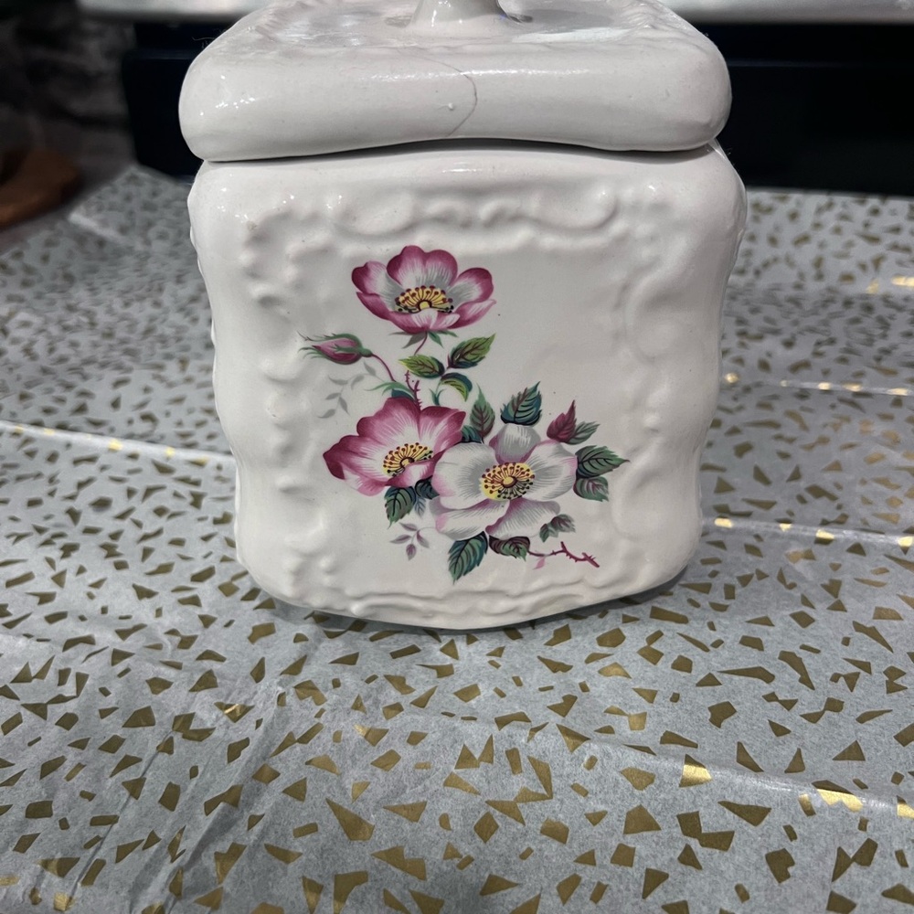 House of Webster Briar Rose Biscuit Jar